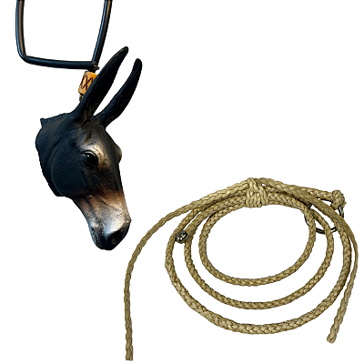 Enfeite De Retrovisor Country Formato De Cavalo Quarto de Milha + Mini Laço