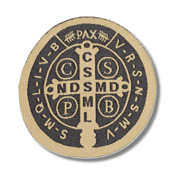 ADESIVO PARA CHAPÉU SÃO BENTO DOURADO