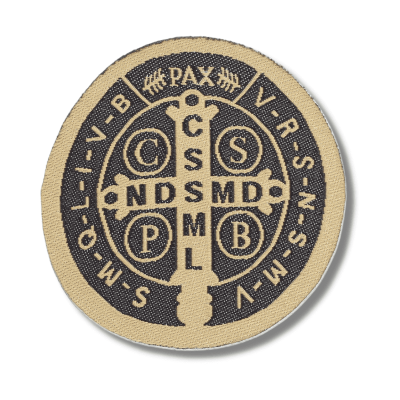 ADESIVO PARA CHAPÉU SÃO BENTO DOURADO