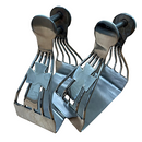 Estribo INOX - Cruz Dourado