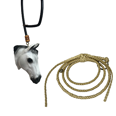 Enfeite De Retrovisor Country Formato De Cavalo Mangalarga Machador