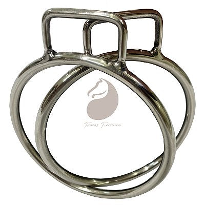Estribo Argolão Em Aço Inox - Para Selas e Arreios
